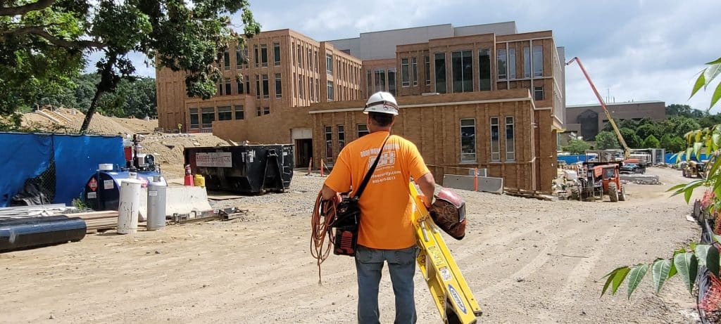 FBH Architectural Security Installers on site in Ann Arbor